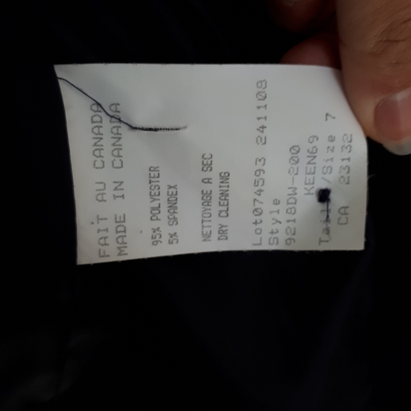 Marie-Lou Dark Blue Business Blazer - Picture 7 of 7